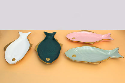 Ceramic fish platter