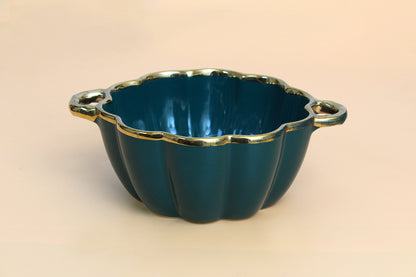 Porcelain Pumpkin Shape Bowl for Kitchen