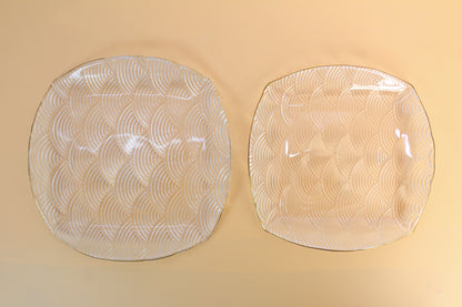 Toyo Sasaki Glass Plate Luffle Bowl