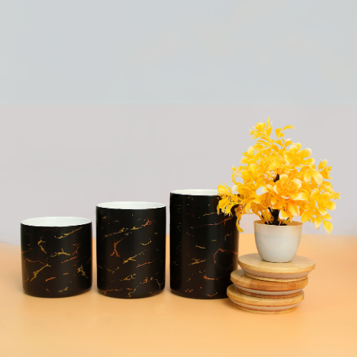 Winnie Blue Kitchen Jars With See Through Window Set Of 4 800ml
